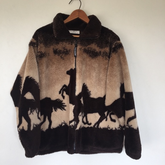 Black Mountain Outdoor Horse Print 